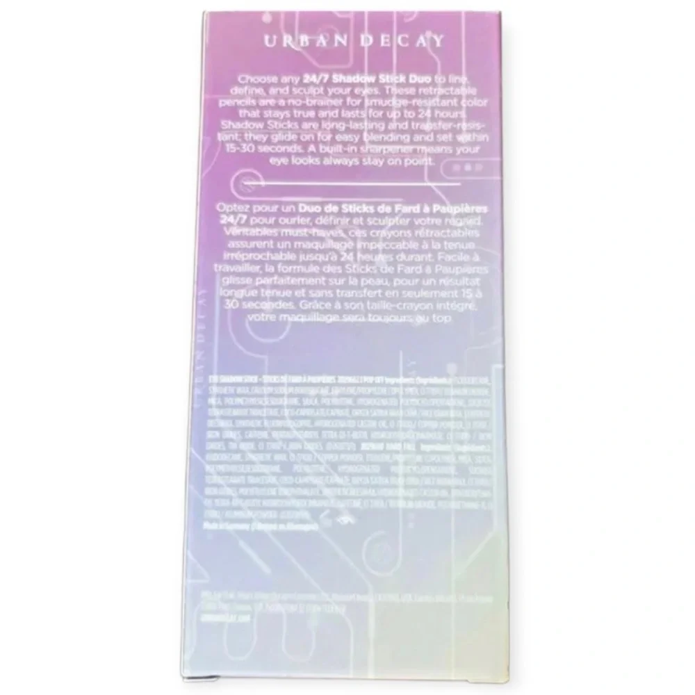 URBAN DECAY Cyber Shift Eyeshadow Stick Duo Neutral 24/7 Popoff & Hardfall